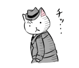 The Detective Cat (with his friends) sticker #14487752
