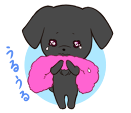 Good friend Sticker blackDog sticker #14489057