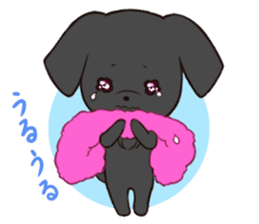 Good friend Sticker blackDog sticker #14489057