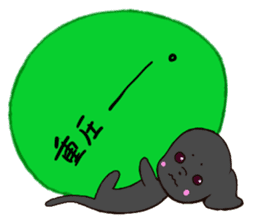 Good friend Sticker blackDog sticker #14489074