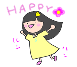 Happy new year! girl 2017 sticker #14489781