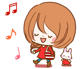 The girlfriend who is loved sticker #14490664