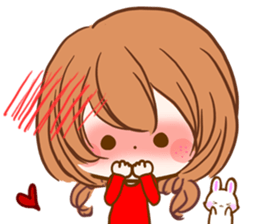 The girlfriend who is loved sticker #14490668