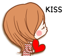 The girlfriend who is loved sticker #14490674