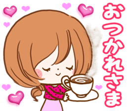 The girlfriend who is loved sticker #14490677