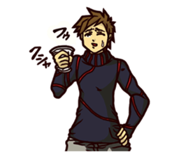 The occurrence during running 5 sticker #14490697