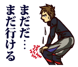 The occurrence during running 5 sticker #14490700