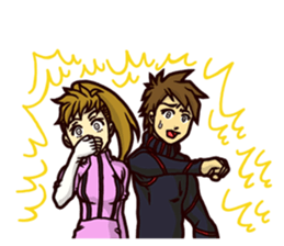 The occurrence during running 5 sticker #14490701