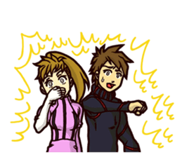 The occurrence during running 5 sticker #14490701