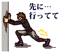 The occurrence during running 5 sticker #14490702