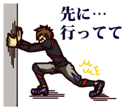 The occurrence during running 5 sticker #14490702