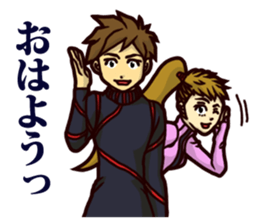 The occurrence during running 5 sticker #14490706