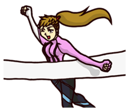 The occurrence during running 5 sticker #14490707