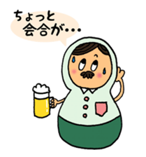 Couple Matryoshka sticker #14490716