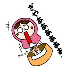 Couple Matryoshka sticker #14490729