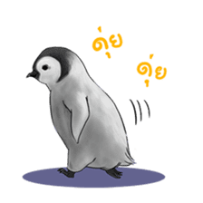 serious penguin sticker #14490936