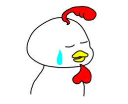 spring chicken sticker #14491303