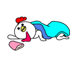 spring chicken sticker #14491306