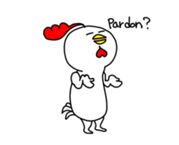 spring chicken sticker #14491308