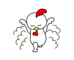 spring chicken sticker #14491314