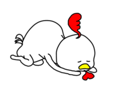 spring chicken sticker #14491322