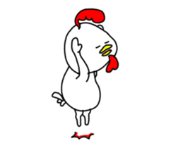 spring chicken sticker #14491325