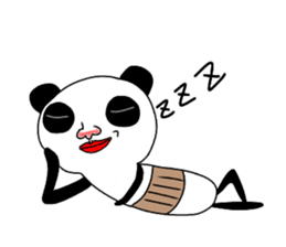 Father panda sticker #14491330