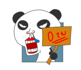 Father panda sticker #14491335