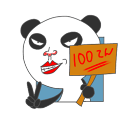 Father panda sticker #14491336