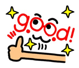 Person's reaction of glasses. sticker #14491507