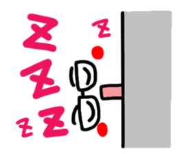 Person's reaction of glasses. sticker #14491539