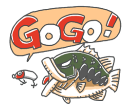 black bass backlash sticker #14491598