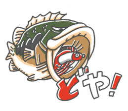 black bass backlash sticker #14491599