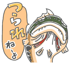 black bass backlash sticker #14491601