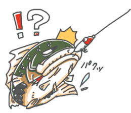 black bass backlash sticker #14491602