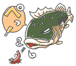 black bass backlash sticker #14491605