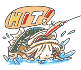 black bass backlash sticker #14491607