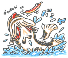 black bass backlash sticker #14491608