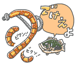 black bass backlash sticker #14491609