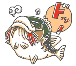 black bass backlash sticker #14491610