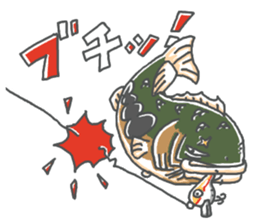 black bass backlash sticker #14491612