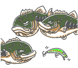 black bass backlash sticker #14491613