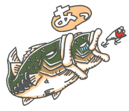 black bass backlash sticker #14491614