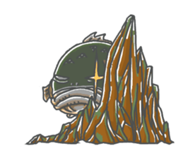 black bass backlash sticker #14491615