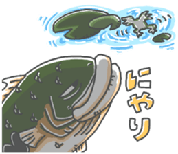 black bass backlash sticker #14491616