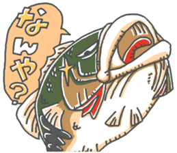 black bass backlash sticker #14491617