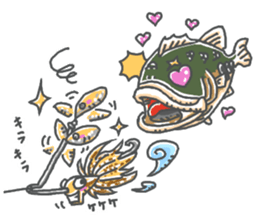 black bass backlash sticker #14491619