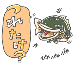 black bass backlash sticker #14491621