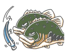 black bass backlash sticker #14491622