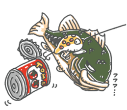 black bass backlash sticker #14491623